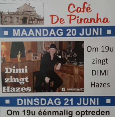 Optreden café Pirahna